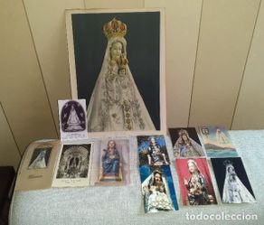 Antiguidades: Lamina serigrafia antigua Virgen Begoña Fournier Regalo estampas Patrona Bizkaia oportunidad